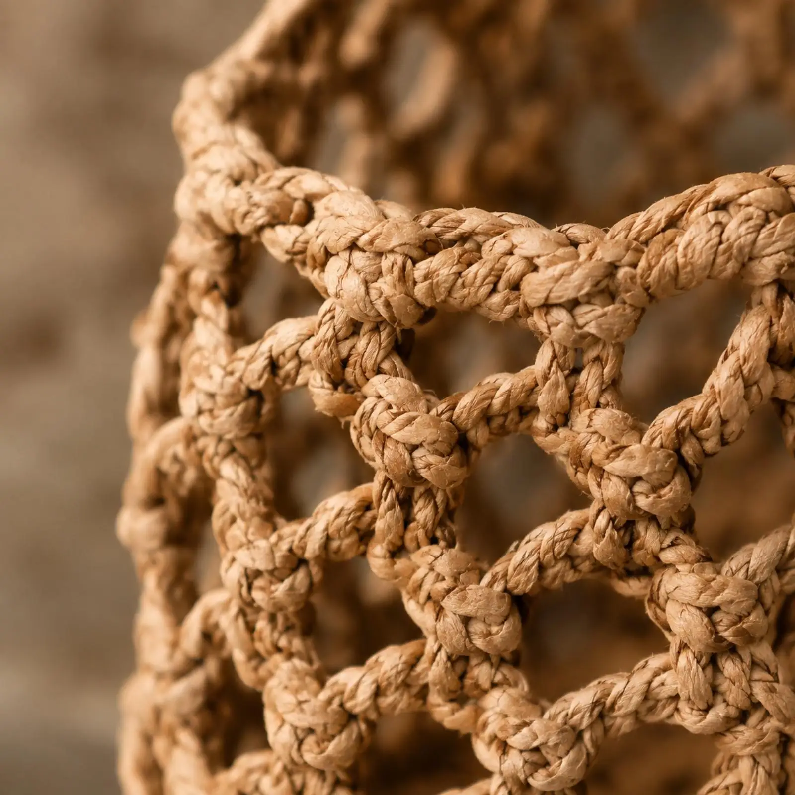Cotton Rope Hanging Storage Basket Net Braided Wall Organizer for Small Items Plants Produce Kitchen Balcony Home Art