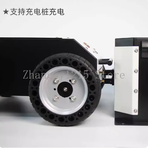 Robot Car Four-Wheel Drive Chassis Light-Built 4-Wheel Independent Suspension Charging Station Radar Mapping Navigation