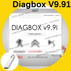 Diagbox 9.91 VM Version L-exia PP2000 Diagnostic software For P-eogeot diagbox 9 91 obd2 scanner Auto Repair Code reader Program