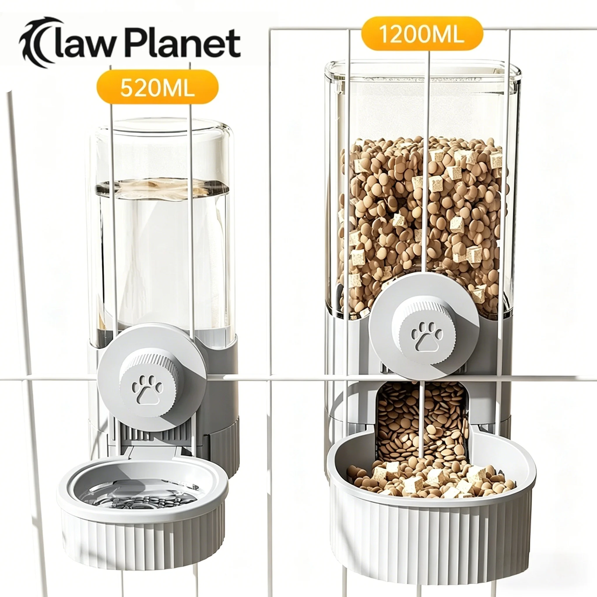 Distributeur d'eau suspendu pour animaux de compagnie, mangeoire automatique pour chat, abreuvoir et gamelle pour chien à suspendre à la cage, fournitures pour l'eau et la nourriture, gamelle pour cha