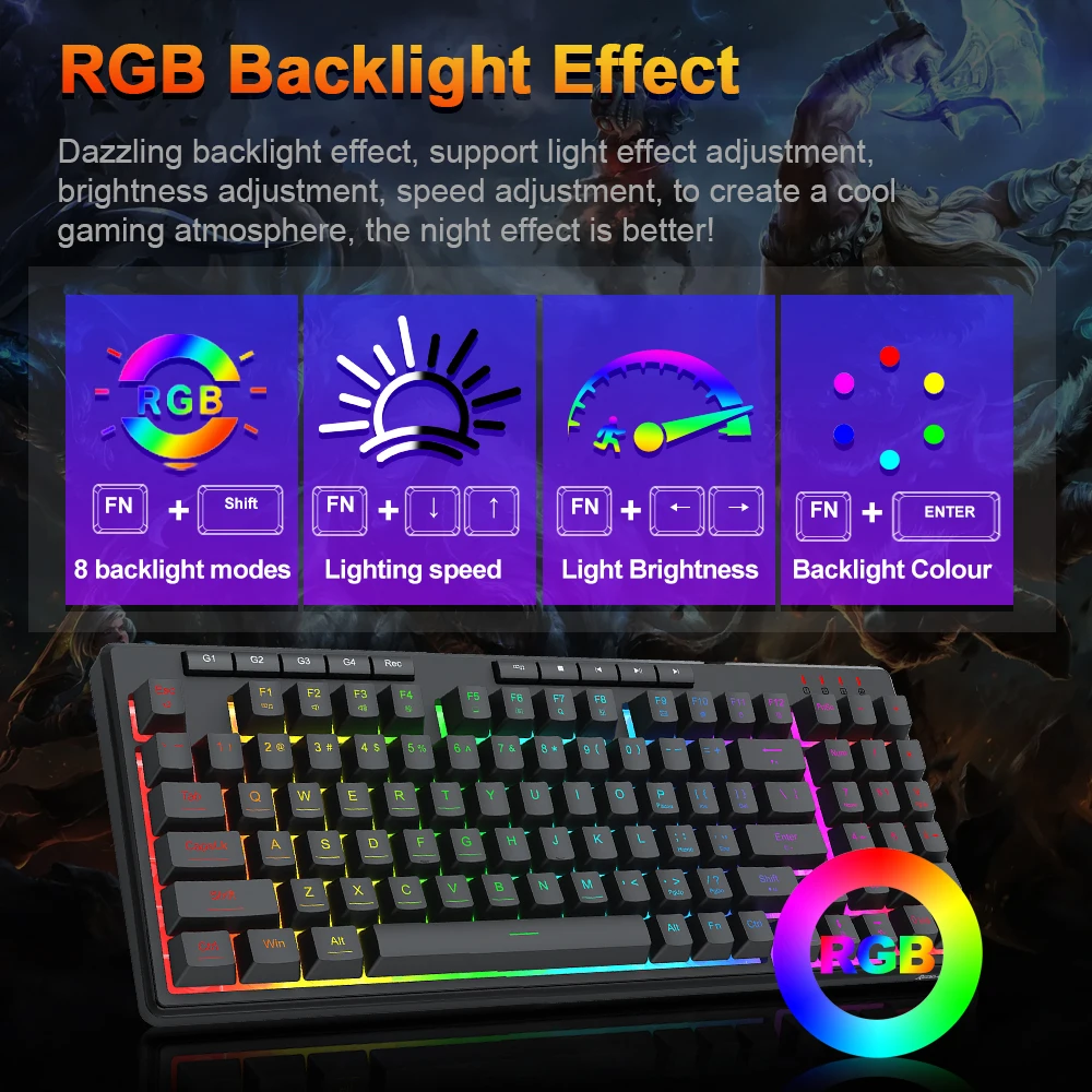 REDRAGON SHIVA K517 RGB USB 94 - Gaming Keyboard Thocky review and price