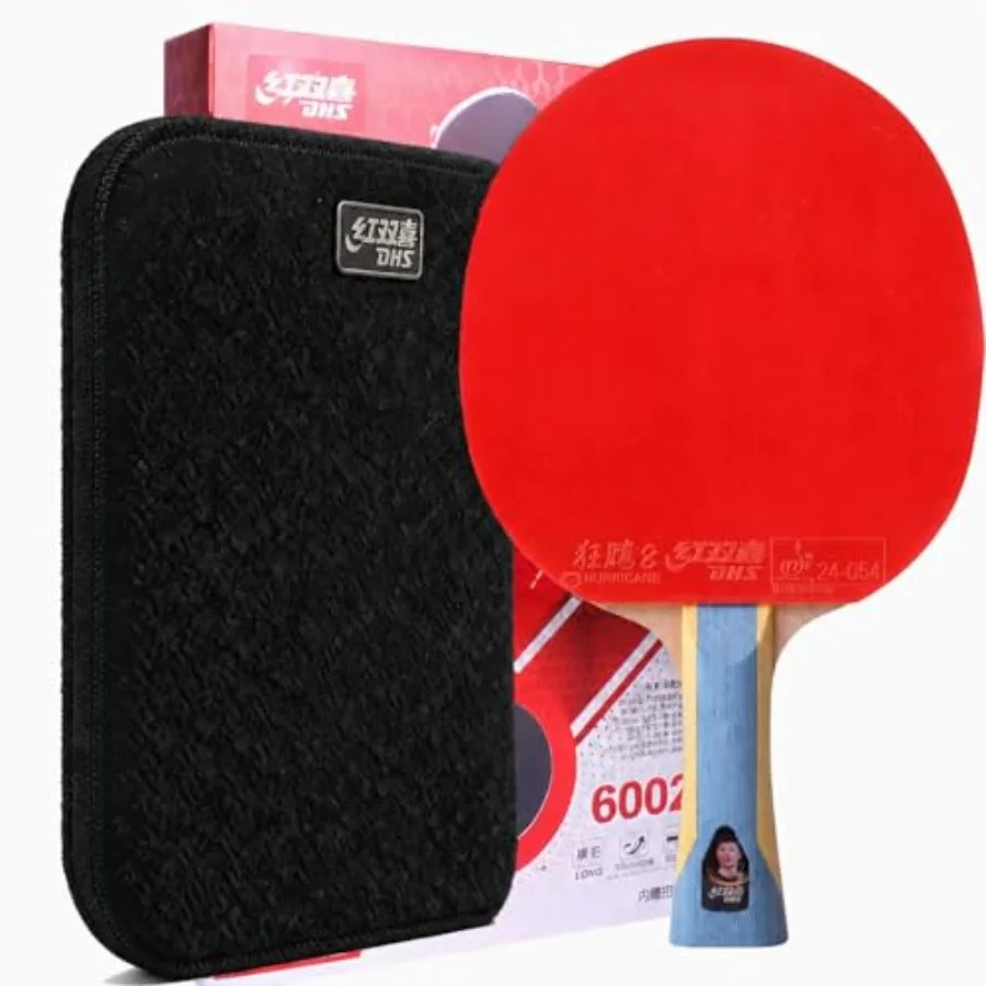 

Performance-Level Table Tennis Racket Professional Ping Pong Paddles with Hurricane Rubbers, Ideal for Advanced Offensive Playe