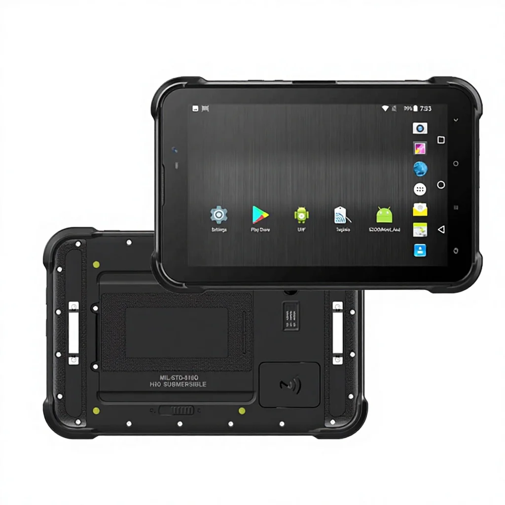 

Rugged Android Tablet PC for Industrial & Construction- 8" Touch Screen IP67 4G/NFC 8000mAh Barcode Industrial Android Tablet Pc