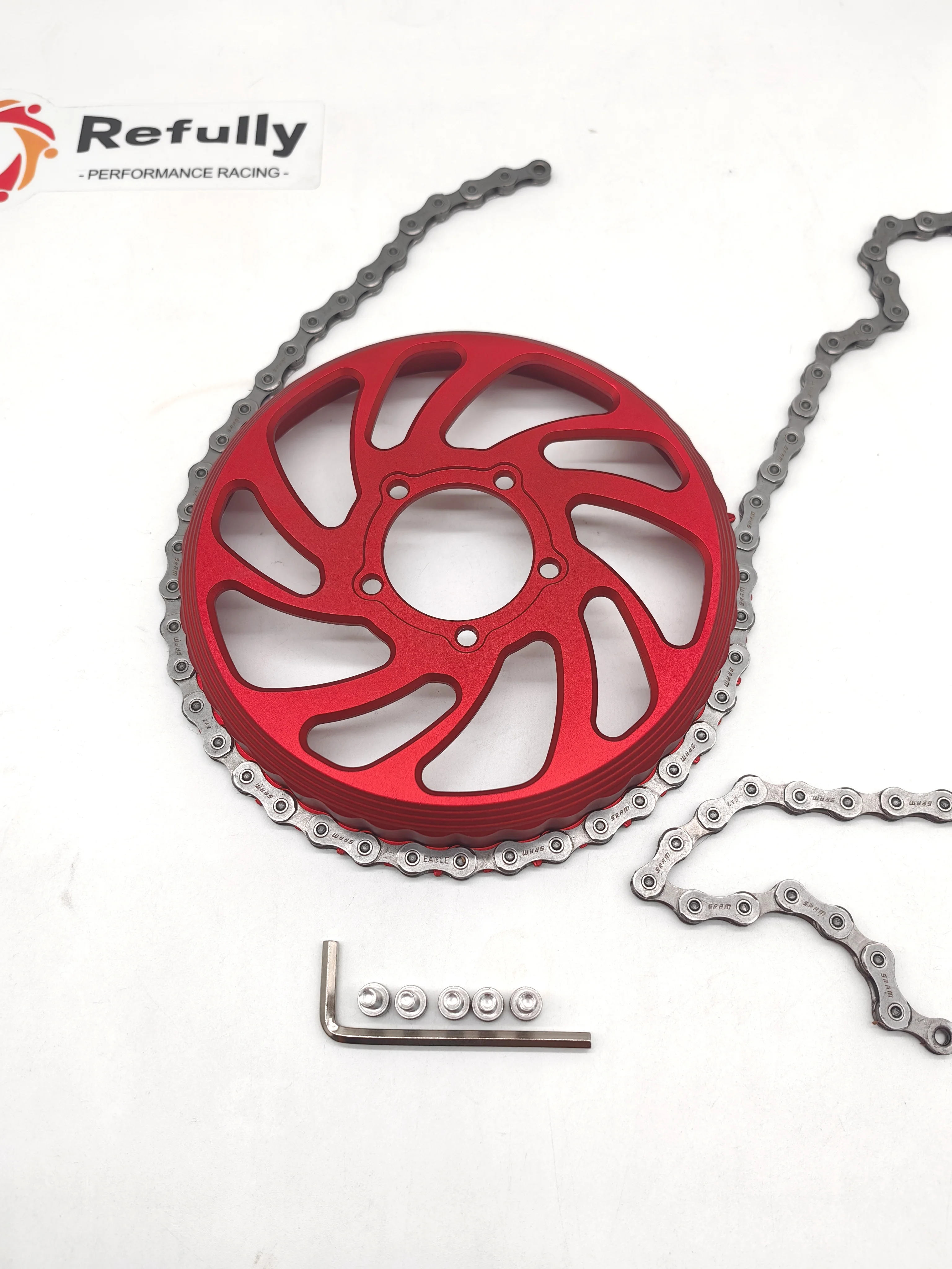 Chainring 40T "Lebar Sempit" Kit 12 Kecepatan untuk Bafang BBSHD 1000W