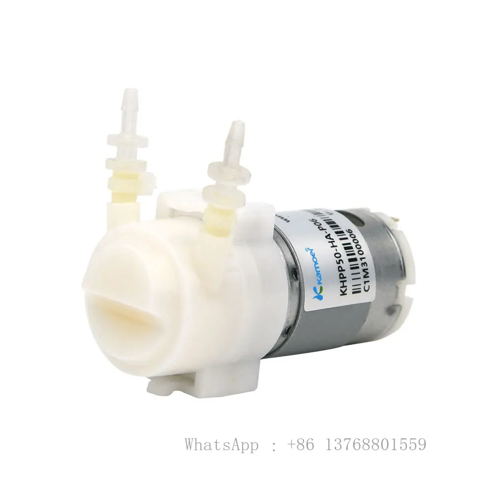 

Kamoer KHPP50 Mini Peristaltic Pump 12V/24V DC Motor Efficient 70ml/min Pumping Genre
