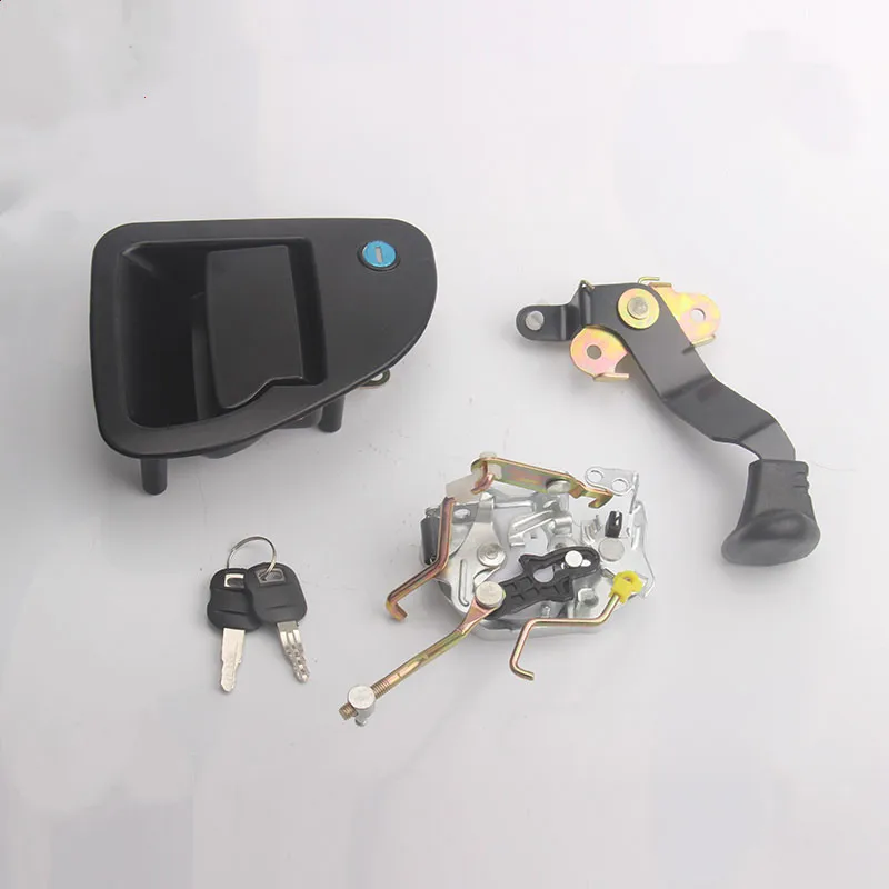 

Excavator accessories door lock assembly Carter E305 306 307 cab door lock assembly inside and outside handle