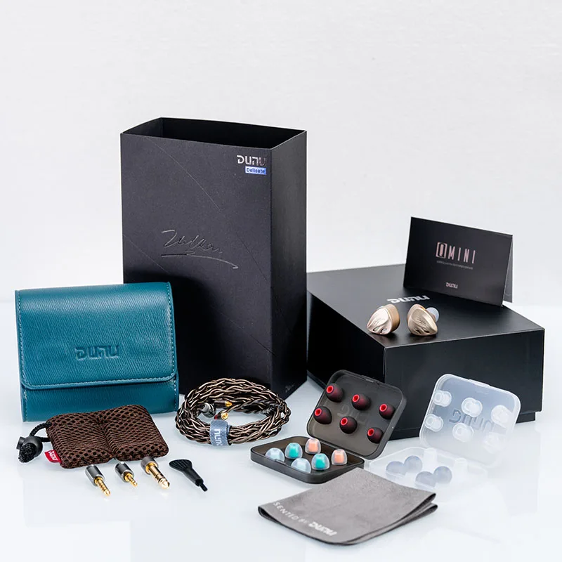 DUNU VULKAN 2 سماعة أذن سلكية 8 سائق الهجين العمارة 2DD + 6BA 3.5/4.4 مللي متر التوصيل سماعات