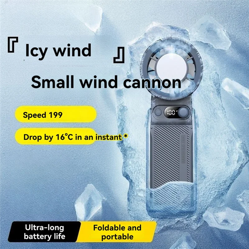 AC93-Elegante 199 Velocidade Manual Ajustável Portátil Mini Ventilador Portátil de Refrigeração USB Recarregável
