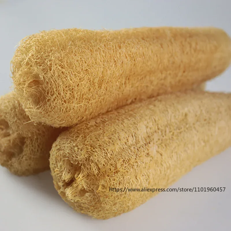 Loofah Sponge for Body Exfoliating,Long Luffa Soap, Back ScrubberFull Cellulose Board, Kitchen and Bathroom Accessories, 20-40cm