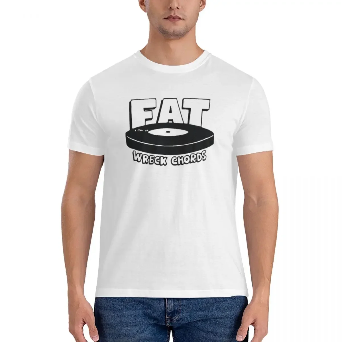 Best Seller - Fat Wreck Chords Merchandise T-Shirt Men Cotton Oversized T Shirts Men Tees Short Round Neck Summer Clothes Tops