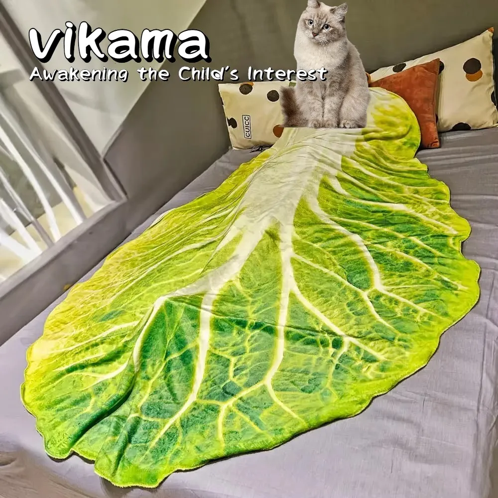 

VIKAMA Creative Design Sofa Throw Blanket, Machine Washable, Adorable Home Decor Blanket for Kids' Room, Breathable Blanket
