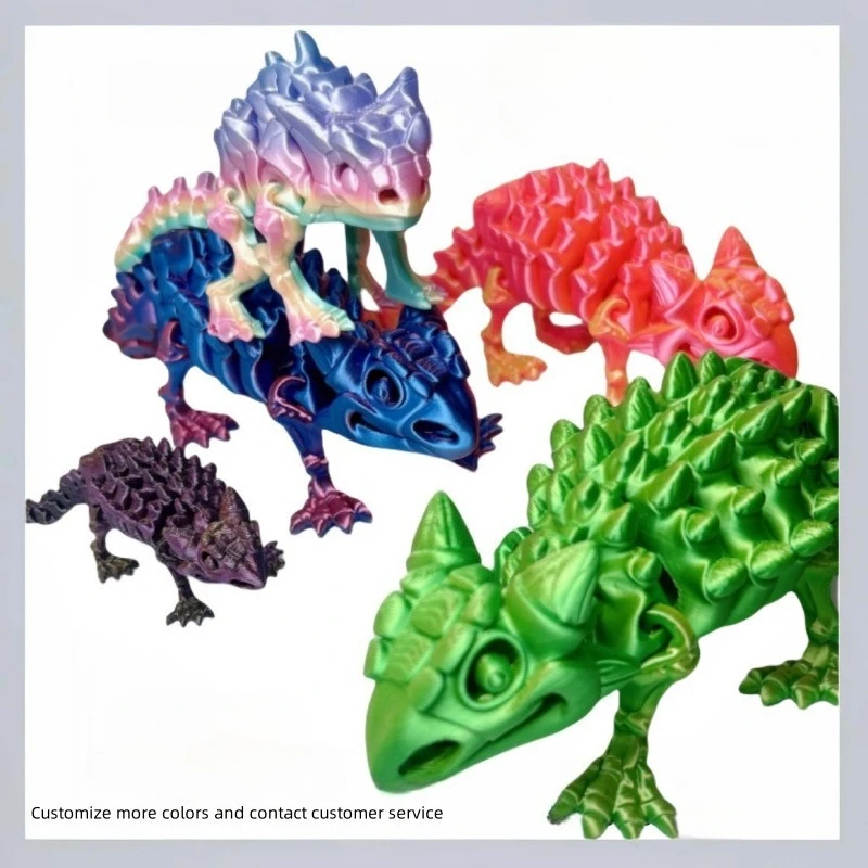3D Printed Dragon Figurine Skeleton, Apatosaurus Dinosaur Skeleton Craftwork, Dragon Toy Figurine, Handmade Model of A Dinosaur