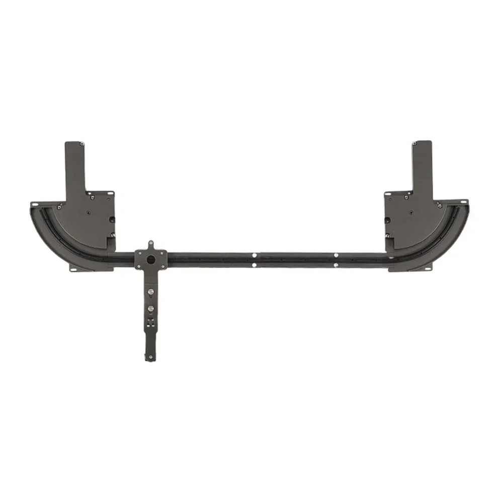 

1 Set Corner Cabinet No Lower Track Fully Open Cabinet Door Slide Rail Track 260 Degree Large Angle Folding Door Slide Rail