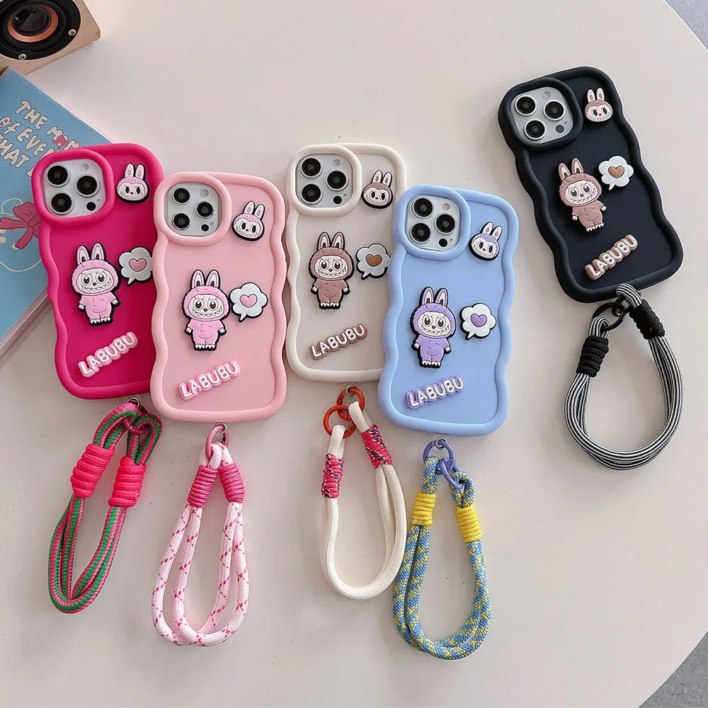 Cute LaBuBu Soft Silicone Phone Case For Xiaomi Redmi 13 12 10 8 9 Prime A1 A2 Plus A3 S2 11A 10A 9i 9T 9AT 9A 9C 10C 12C 13C 4G