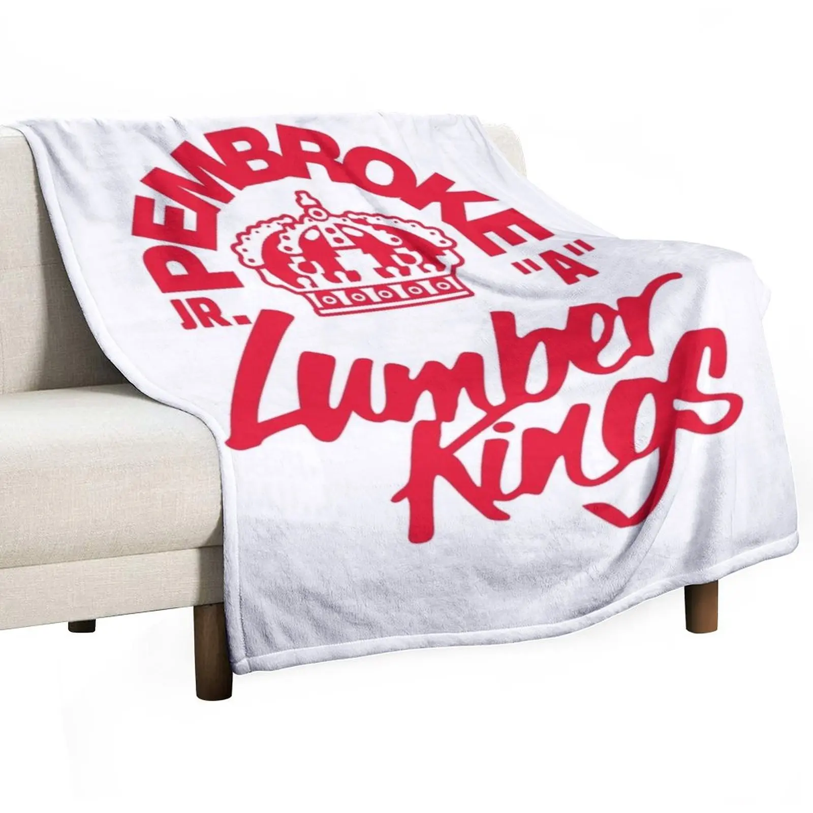 Pembroke Lumber Kings Throw Blanket Comforter Retros Custom Shaggy Blankets