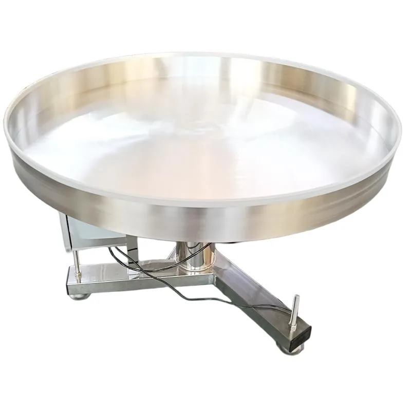 1.2M stainless steel turntable automatic rotary material tray