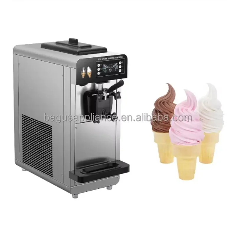 6L Cheap Price Beverage Store Mini Single Flavor Ice Cream Machine Home Gelato Maker