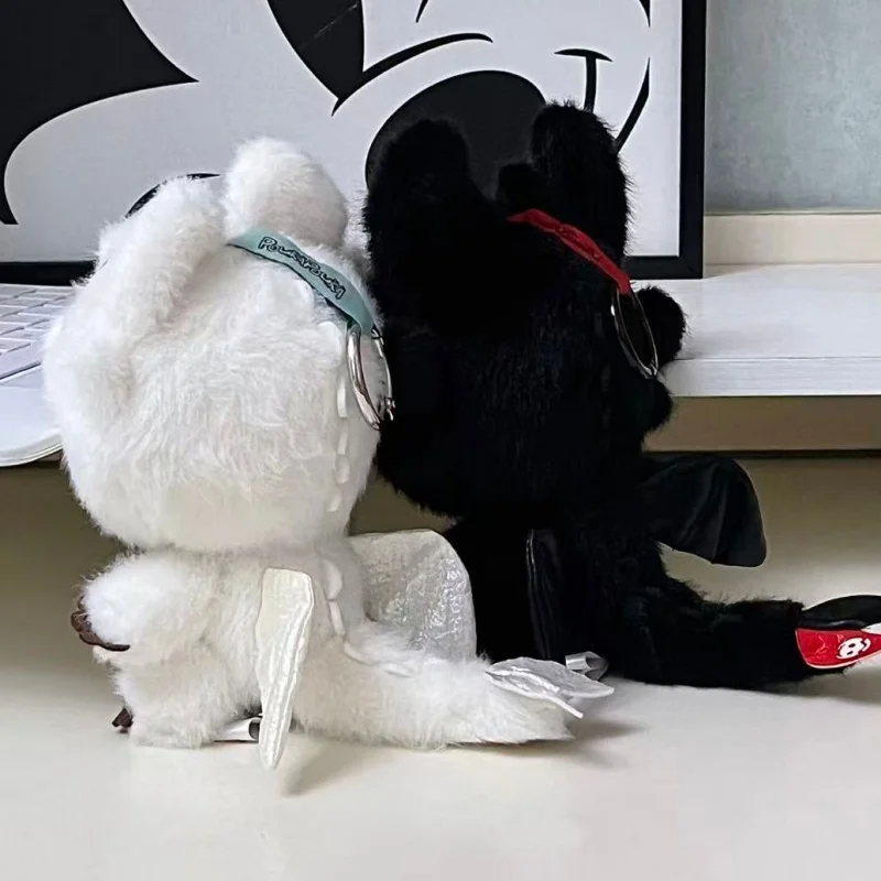 Para v4 labubu bonito múltiplas séries elf aventura roupas bib calças macacão animal temático pingente roupa traje acessórios