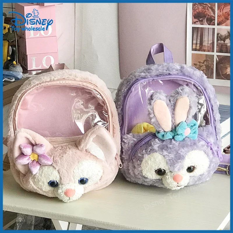 Disney Stellalou Linabell Series Cartoon Cute High Appearance Level Doll Bag Shoulder Bag Plush Small Crossbody Bag Backpack