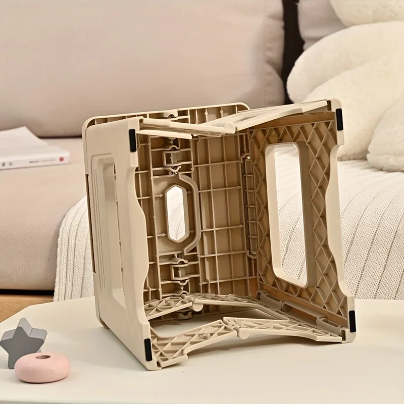 مقعد كرسي لطيف قابل للطي - مقعد موفر للمساحة في الهواء الطلق، قوي وخفيف الوزن ومريح لتخزين كراسي البيض التلسكوبية #5