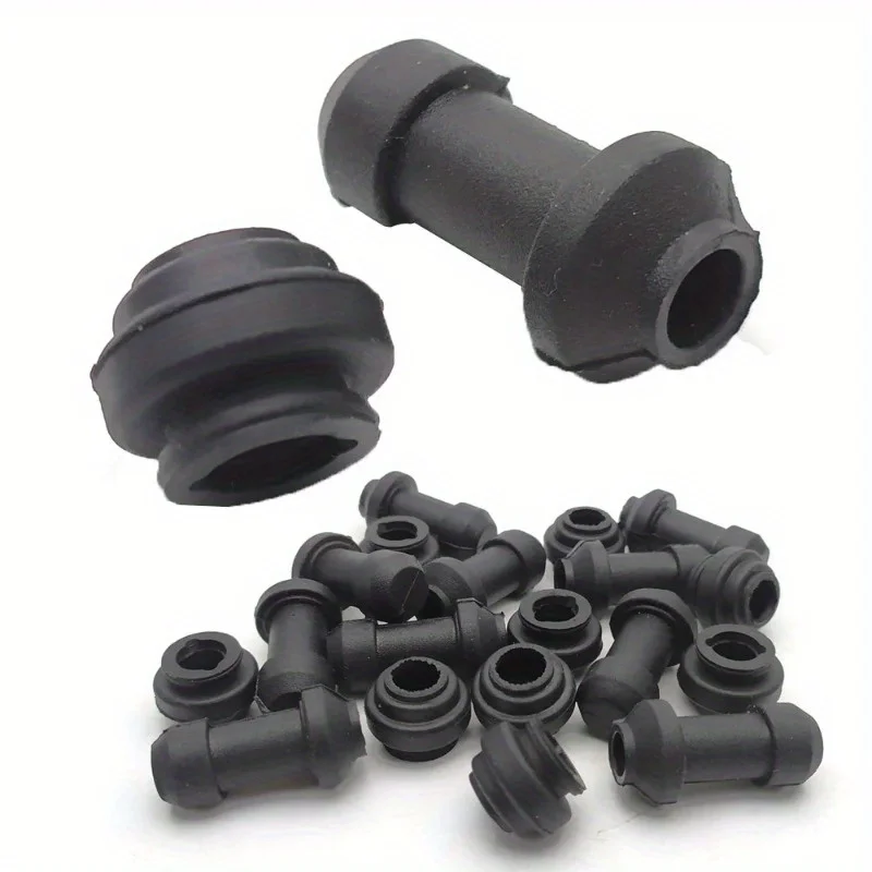 4/8 sets Motorcycle Scooter Brake Upper Lower Pump Caliper Shock Absorber Sleeve Dust Covers Disc Waterproof Rubber Caps