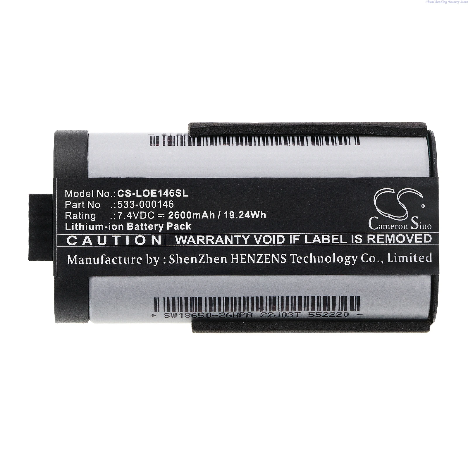 7.4V 2600mAh/3400mAh Speaker Battery 533-000146 for Logitech 084-000845, 984-001362,S-00171, Ultimate Ears Megaboom 3, MegaBlast view 3