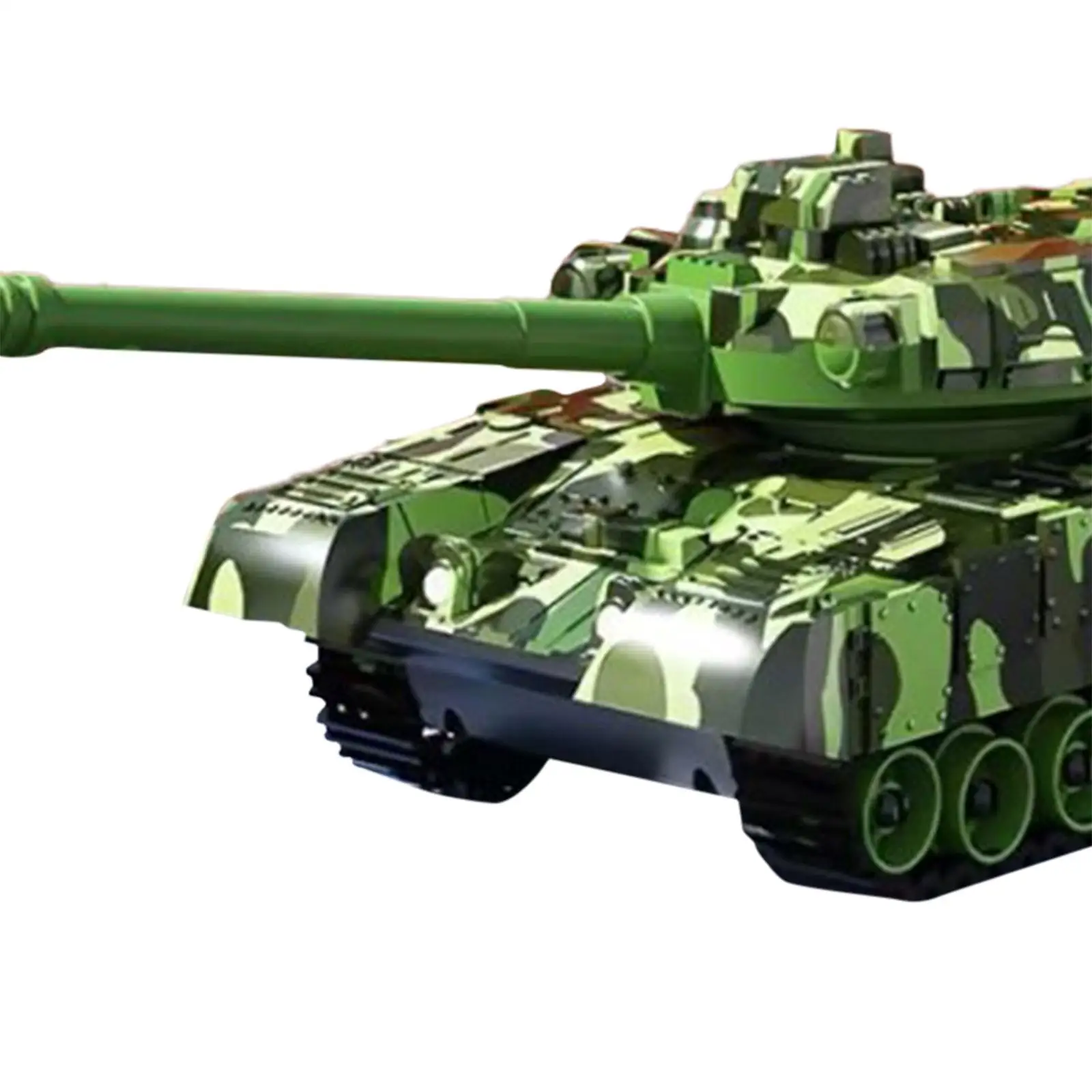 RC Battle Tank All Terrain RC Tank Rotating Turret Party Favor 360°Rotating Tank Model for Boys Girls Adults and Kids Children