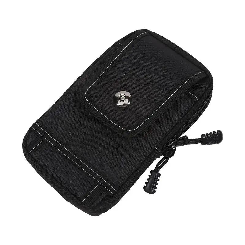 التكتيكية مول حقيبة الرياضة حزام الخصر حقيبة الرجال طبقة مزدوجة الهاتف المحمول الحقيبة التخييم الصيد حزمة مراوح فائدة EDC حزمة #3