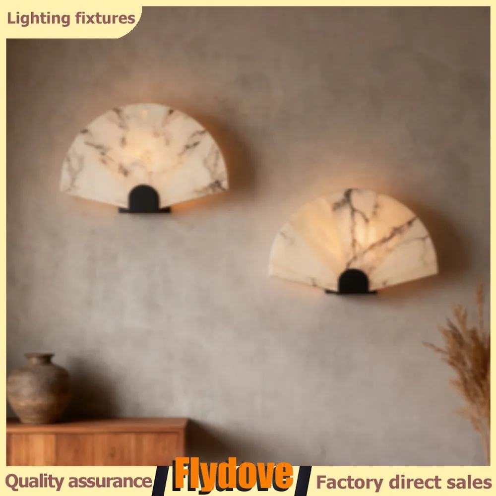 

Итальянский дизайнерский мраморный настенный светильник, светодиодный современный креативный светильник для гостиной, отеля, спальни, проживания в семье, украшение для дома, светильник