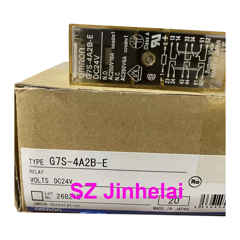 

1pcs Authentic Original Omron Relays with Forcibly Guided Contacts and High Switching Capacity G7S-4A2B-E G7S-3A3B-E 10A