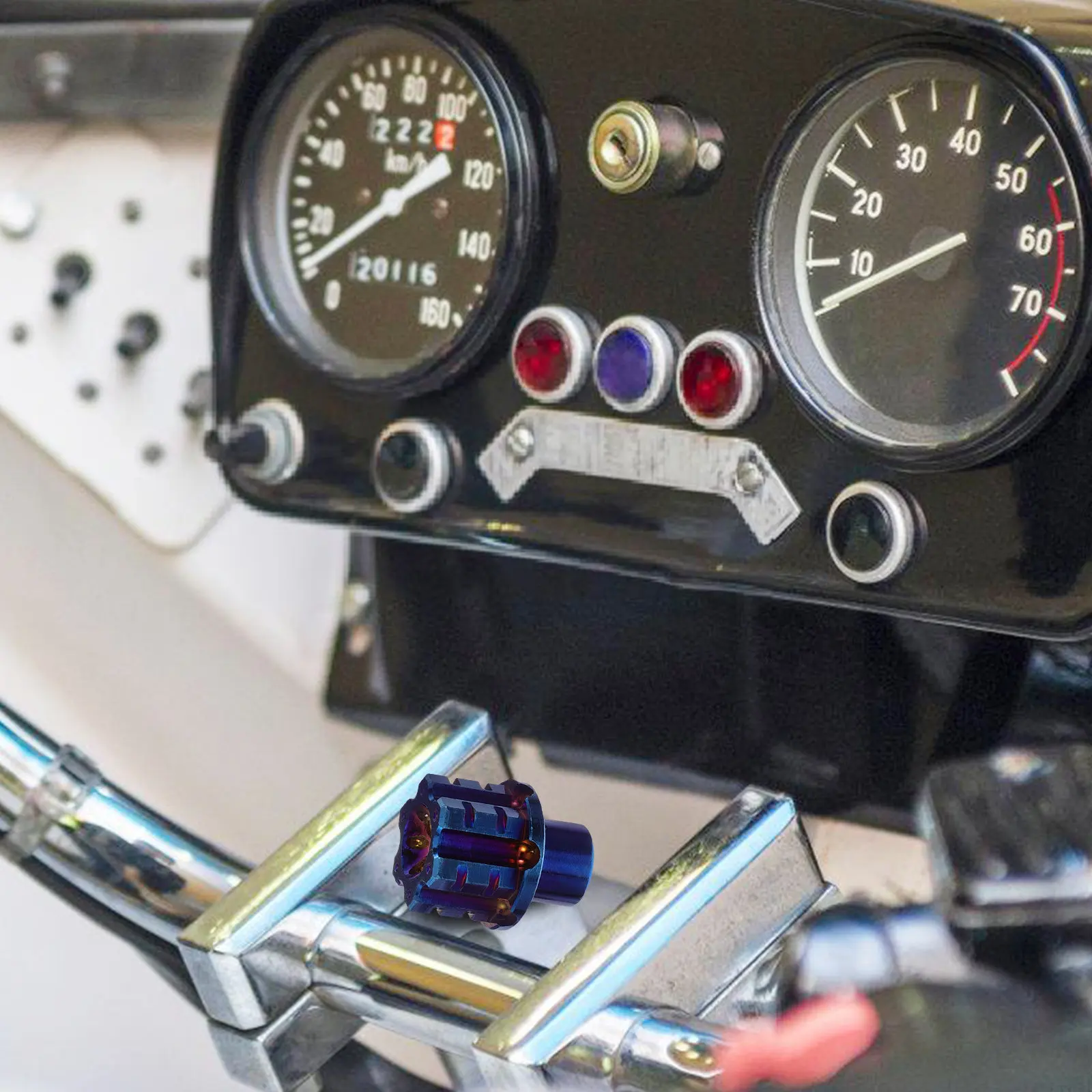 

DIY Motorcycle Key Head Cover Heavy Duty Alloy Replacement for Motor Modified Key Cover Universal Fit for All Scooter Models