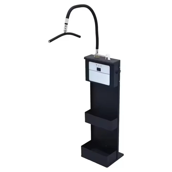 Vertical Hair Salon Washing Water Circulating Shampoo Basin Scalp Care Equipment Adjustable Salon Furniture on Wheels