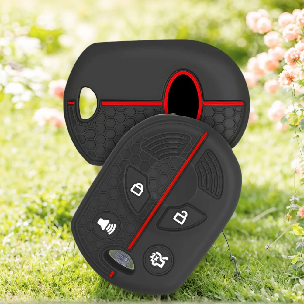 Funda de silicona para llave de coche, funda para Ford Escape Fusion Mercury Edge Expedition Flex Mustang Taurus para Lincoln