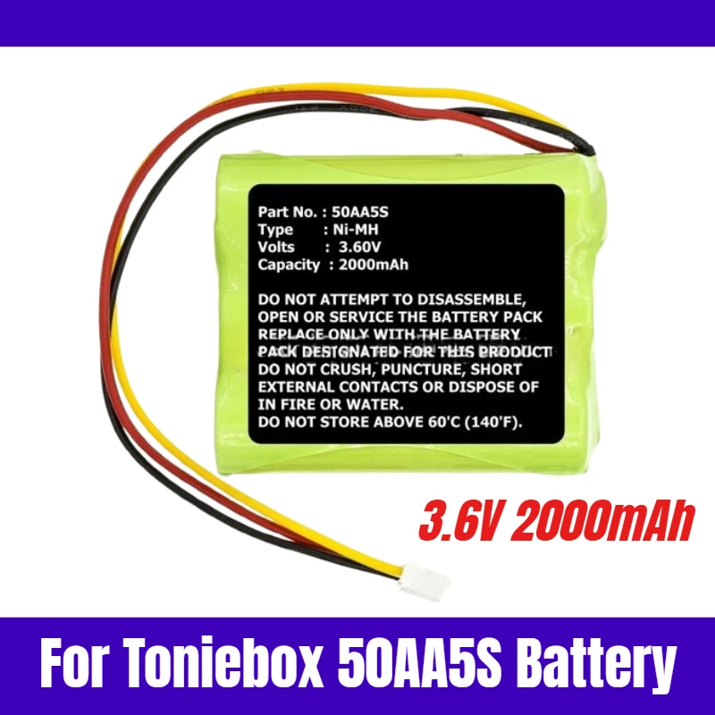 

3.6V 2000mAh for Toniebox 50AA5S Battery