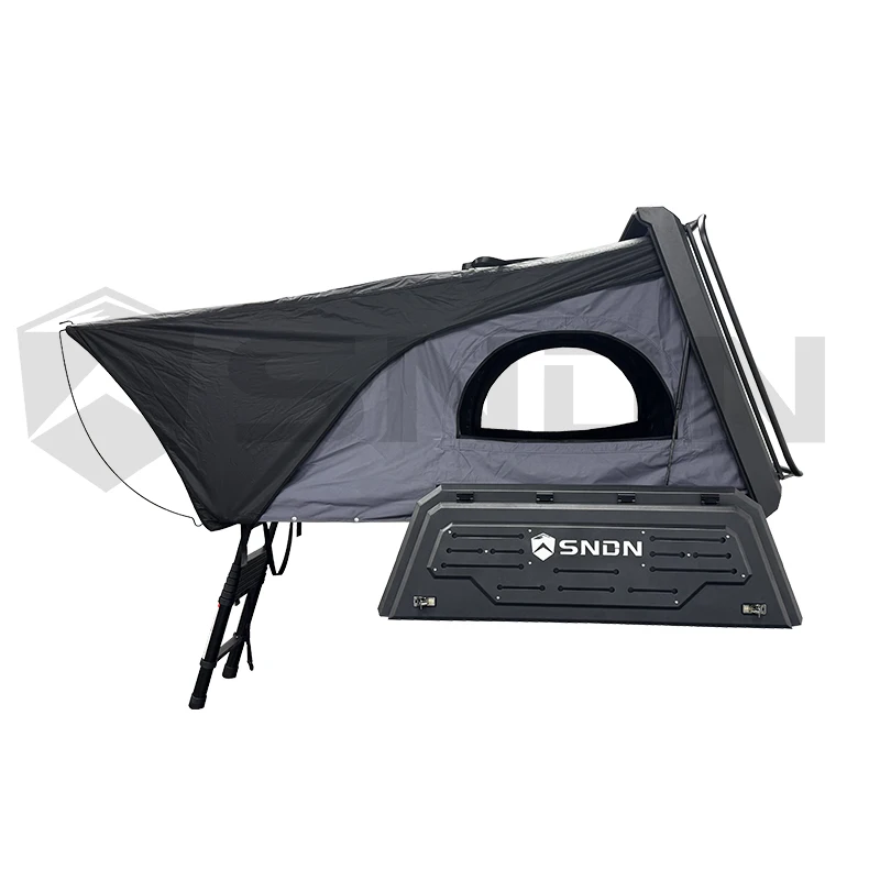 Pickup Truck Cover Canopy Camper Hard Shell Roof Top Tent Aluminum Large Spacious Hardtop Rooftop Tent Canopy for Jeep