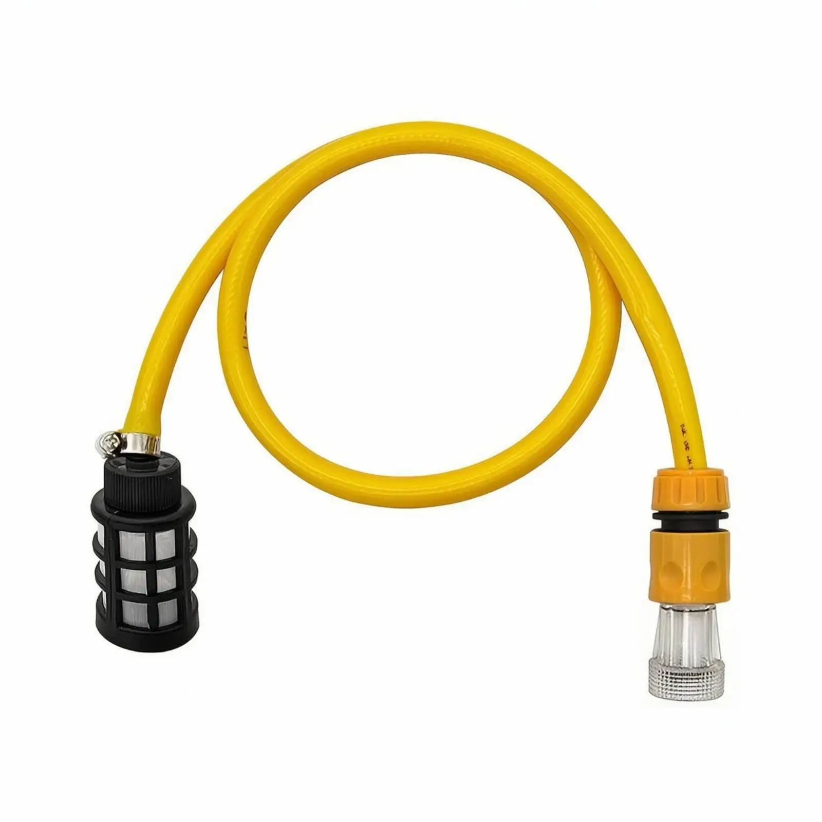 Car Wash Hose Durable PVC Inlet Hose Coiled Easy Stretch Pressure Washer Supply Line for Deck Garage Cleaning