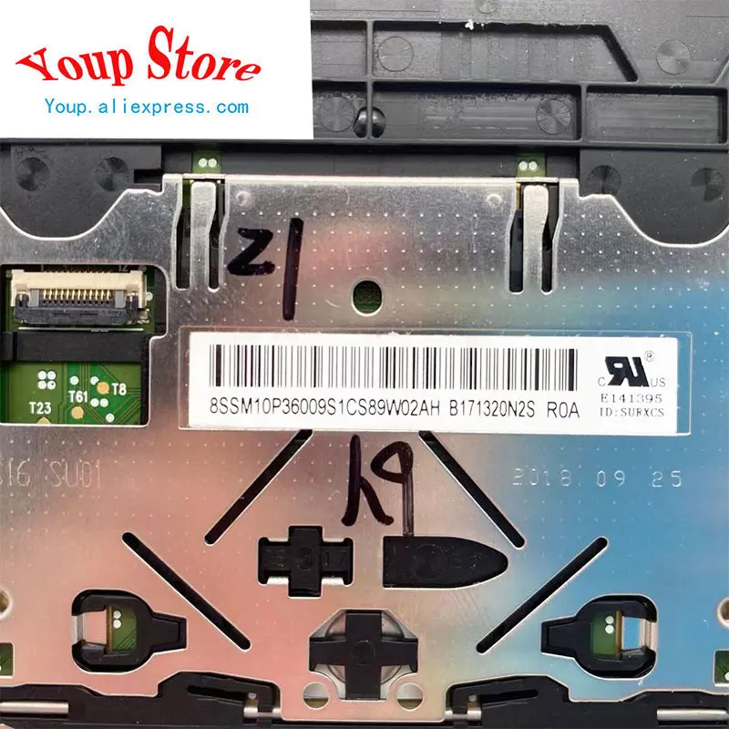 Imagem -02 - Mouse Pad para Lenovo Thinkpad x1 Extrema p1 Gen1 Gen2 01lx660 01lx661 01lx662 Sm10p36008 Sm10p36009 Original