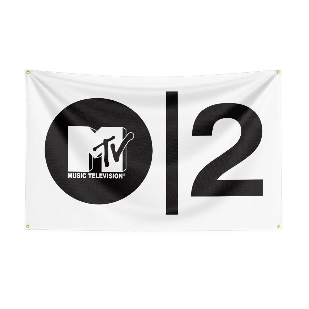 3x5 Ft MTV2 music television Flag Polyester Digital Printing Banner for Bedroom Wall Art Out Door Tapestry Decoration