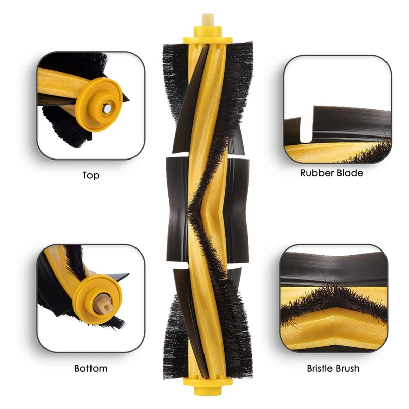 إكسسوارات بديلة لمكنسة كهربائية روبوت ، فلتر فرشاة جانبية رئيسية ، كيس غبار ممسحة ، Ecovacs Deebot T8 Plus ، T9 Plus ، N8 Plus ، N8 Por Plus ، N10 Plus ، 16 48