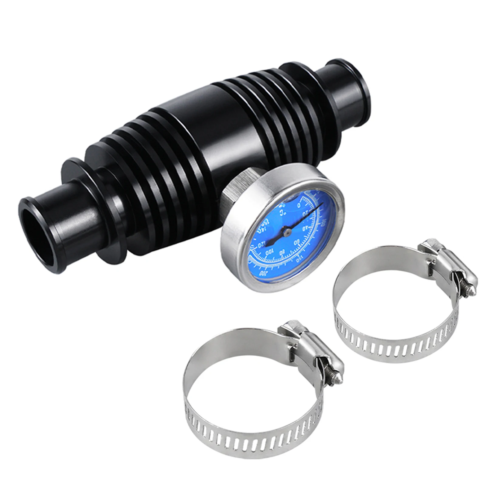 NICECNC Für Yamaha Raptor 700 700R Kühler mit Inline-Temperaturanzeige für Suzuki LTZ400 Honda TRX ATV Zubehör – Detail 14
