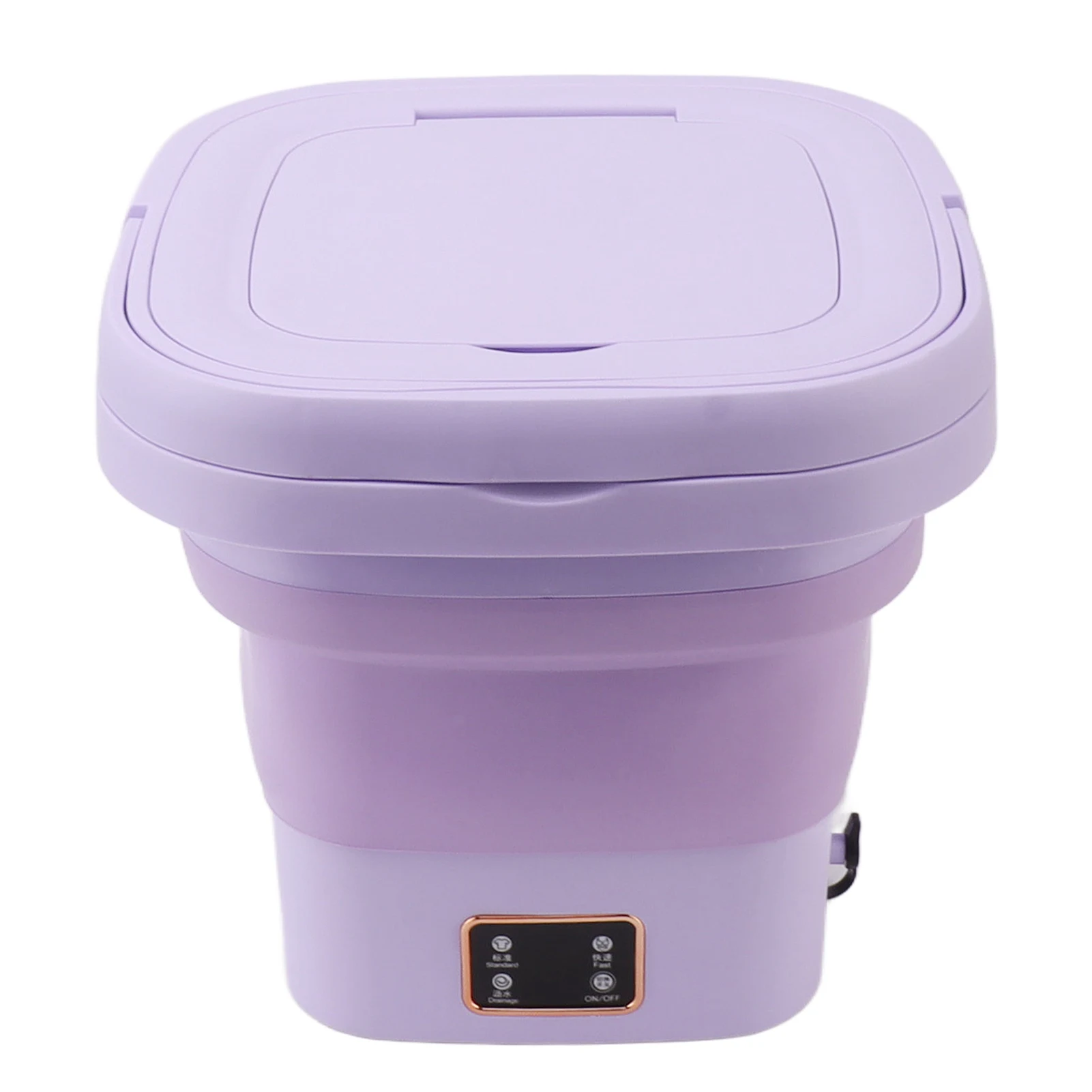 9L Foldable Portable Washing Machine Automatic Small Laundry Machine Dormitory Baby Underwear Washing Compact for Easy Storage