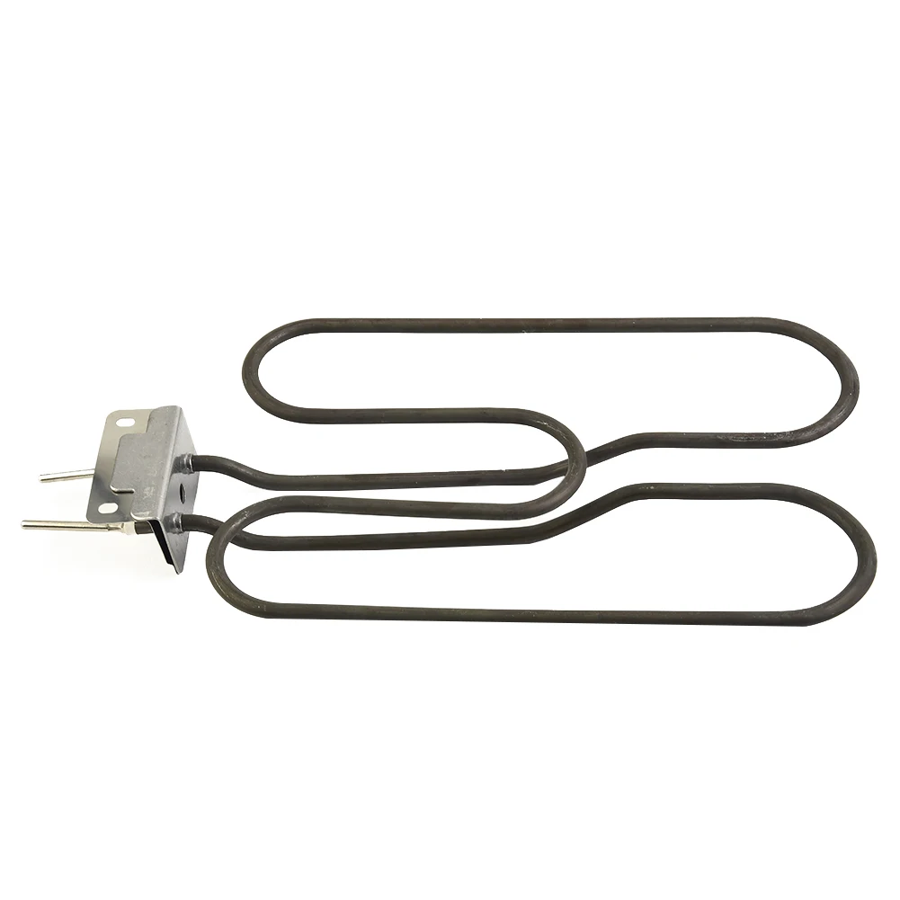 230V Accessories Heating Element Heating Pipe 2200W 40x20cm Size High Quality Metal Material Sliver+black Colour