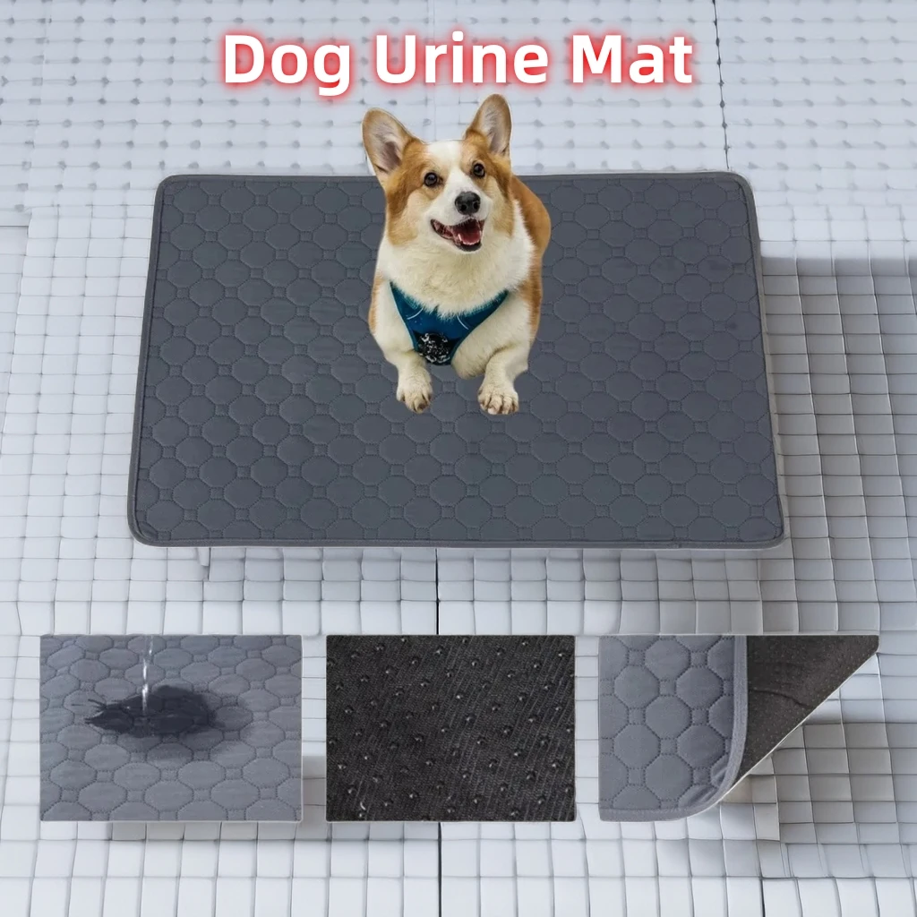 Dog Urine Pad，Washable Pet pee Mat Waterproof Reusable Training Pad for Puppy，Dog Urine Mat，Protect Diaper Mat Car Seat Cover