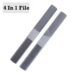 1PC 4 In 1 Double-cut Alloy Steel File Rosewood Rasp For Wood Metal Polishing DIY Wood Carving File Carpentry Grinding Hand Tool