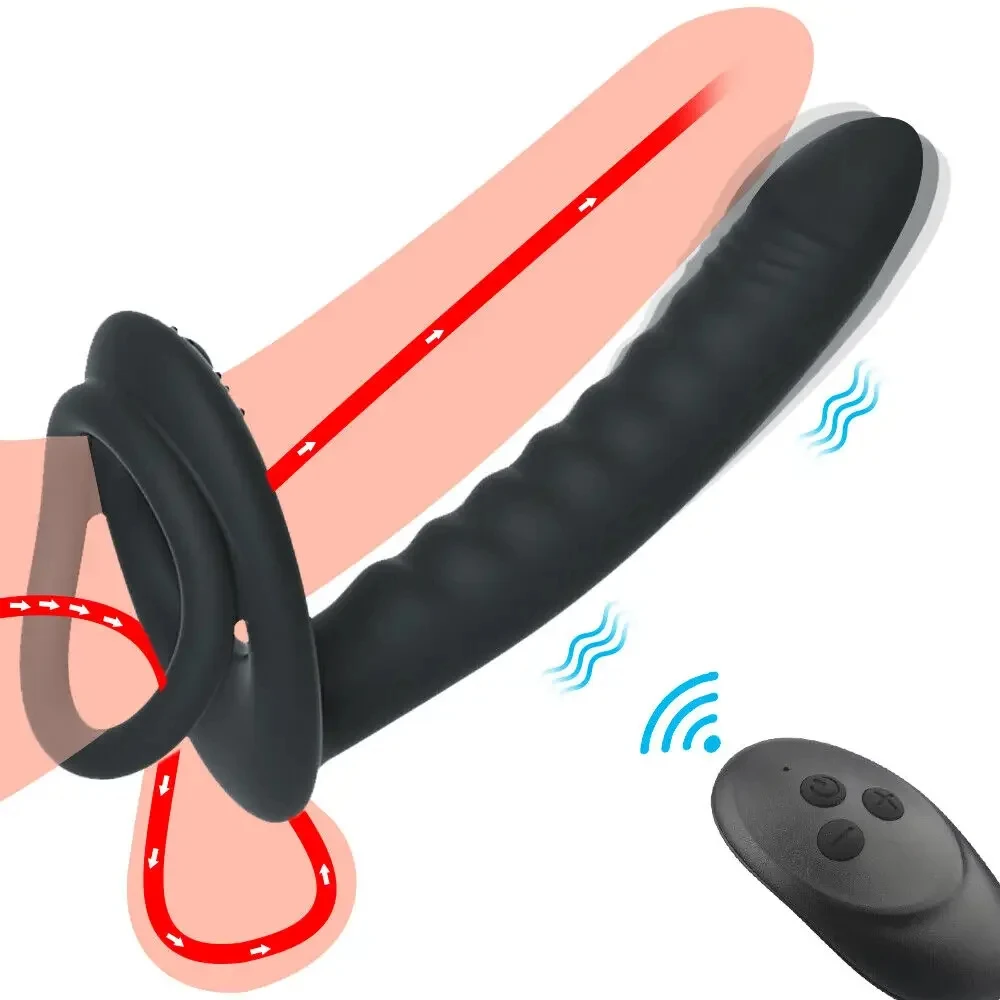 Strap-On Dildo Anal Vibrator Sex Toy 2