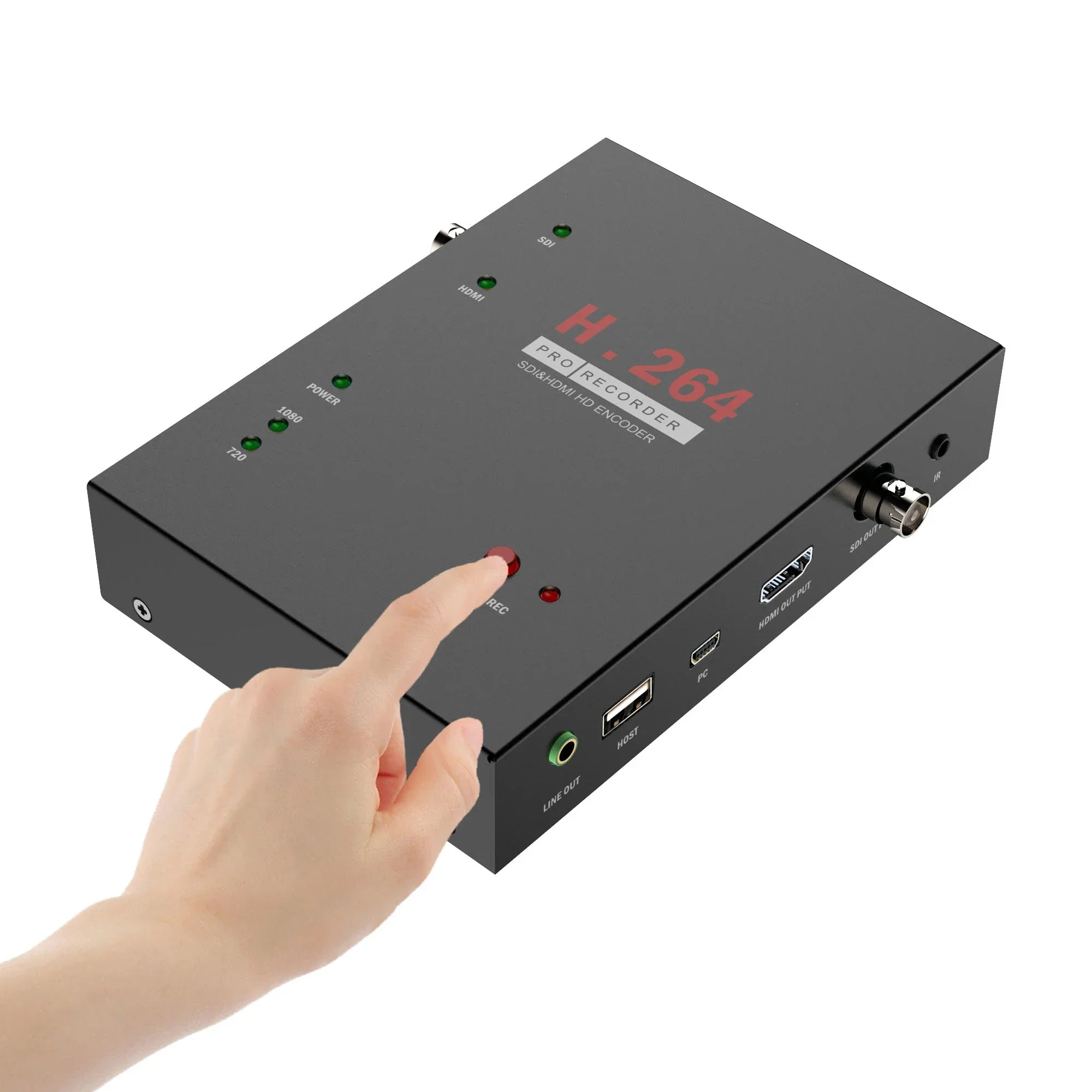 Ezcap 286 SDI HDMI scheda di acquisizione Video H.264 PRO Recorder codificatore HD scatola di registrazione del gioco, registra su scheda SD disco