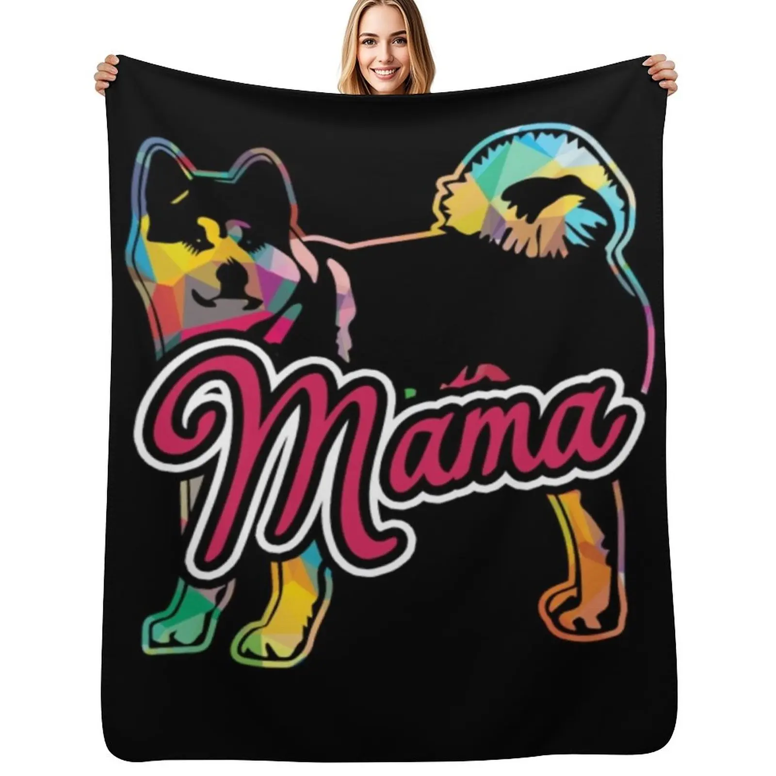 Akita Shirt Akita Mama Throw Blanket Sofa halloween Sofas Thins Extra Large Throw wednesday Blankets