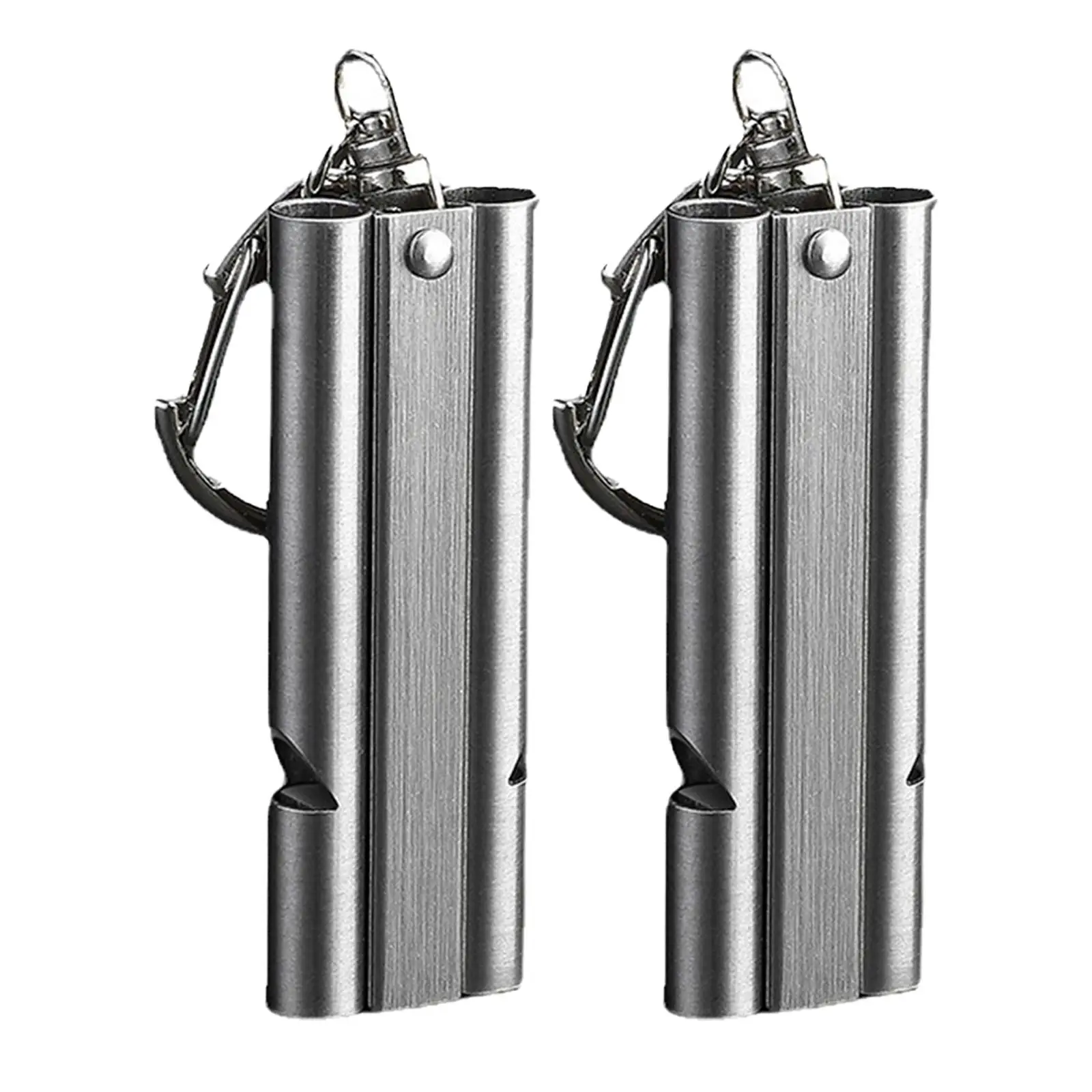 Loud Stainless Steel Whistle for Sports Training Referee Soccer Football Camping Hiking Outdoor Safety Whistle with Lanyard for