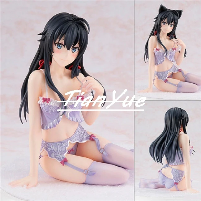 

Anime My Teen Romantic Comedy SNAFU Yukinoshita Yukino Underwear Ver. Model PVC Statue Girls Figure Toys 14cm