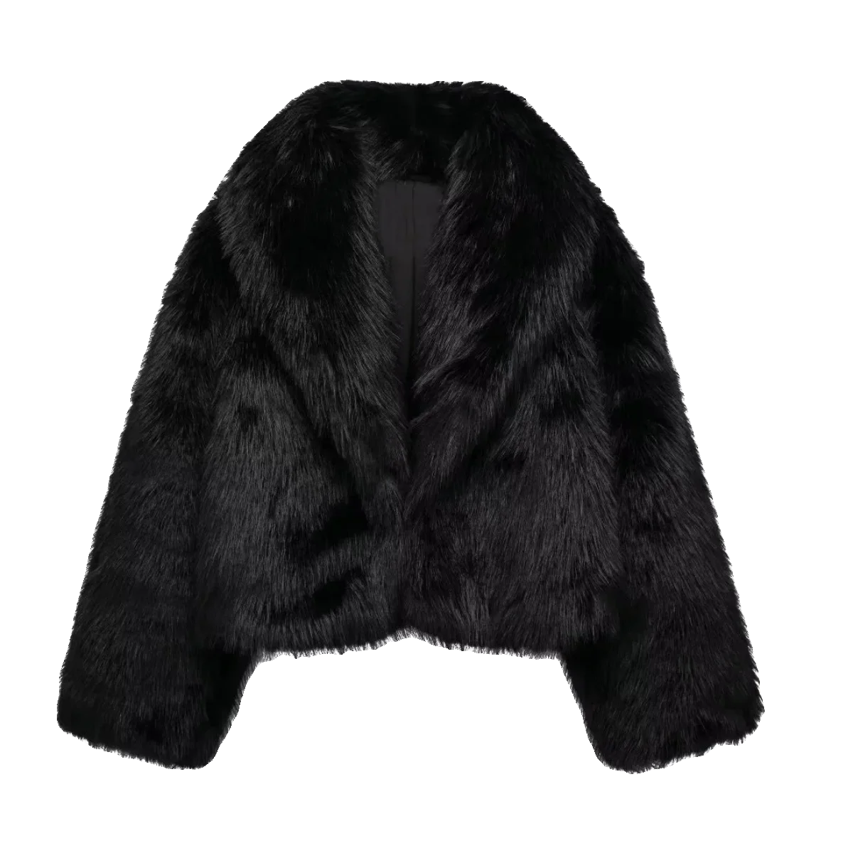 JNLEAOG ort Artificial Fur Effect Jaet Women's Street Sle Loose Fit Youth Faion Autumn New Arrival 638260 800